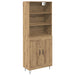 Bufet Stejar Artizanal 69,5 x 34 x 180 cm Lemn compozit - WALTI WALTI