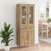 Bufet cu sertar 2 pcs Stejar Artizanal Lemn compozit - WALTI WALTI