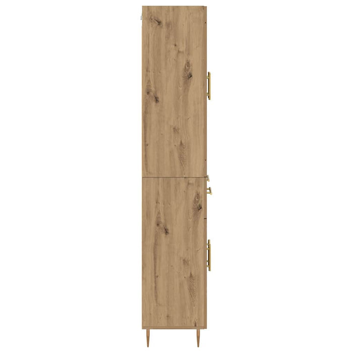 Bufet cu sertar 2 pcs Stejar Artizanal Lemn compozit - WALTI WALTI