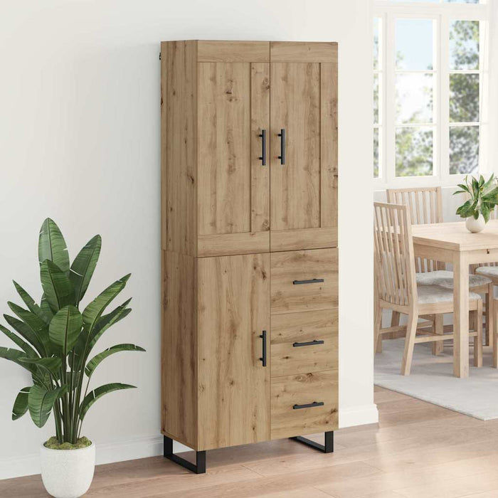 Bufet Stejar Artizanal 69,5 x 34 x 180 cm Lemn compozit - WALTI WALTI