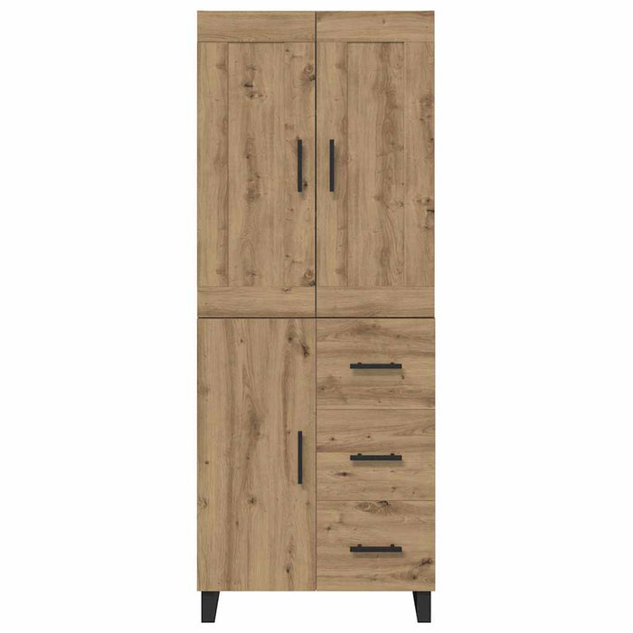 Bufet Stejar Artizanal 69,5 x 34 x 180 cm Lemn compozit - WALTI WALTI