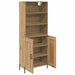Bufet Stejar Artizanal 69,5 x 32,5 x 180 cm Lemn compozit - WALTI WALTI