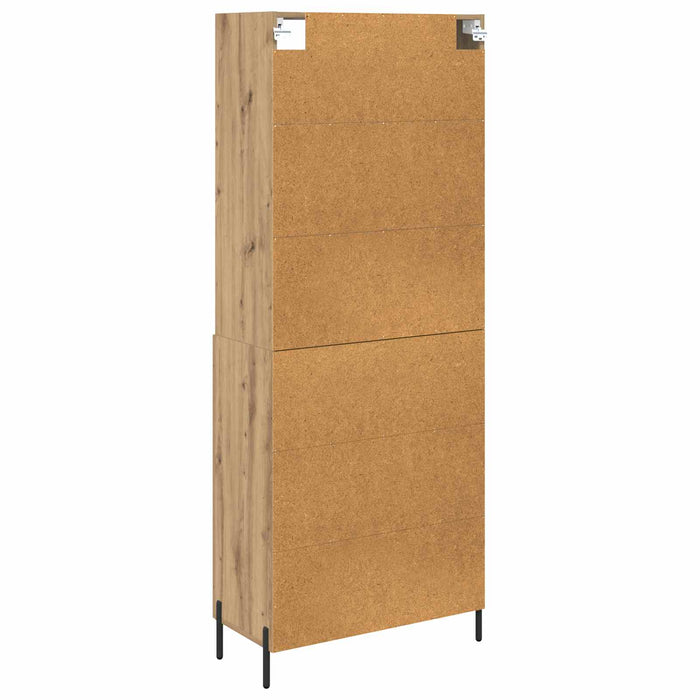 Bufet Stejar Artizanal 69,5 x 32,5 x 180 cm Lemn compozit - WALTI WALTI