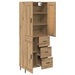 Bufet cu sertar 2 pcs Stejar Artizanal Lemn compozit - WALTI WALTI