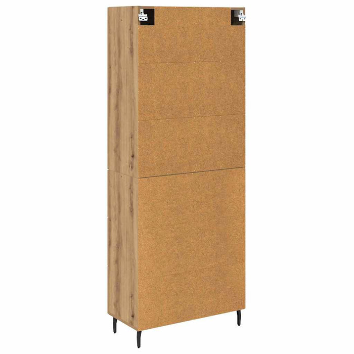 Bufet cu sertar 2 pcs Stejar Artizanal Lemn compozit - WALTI WALTI