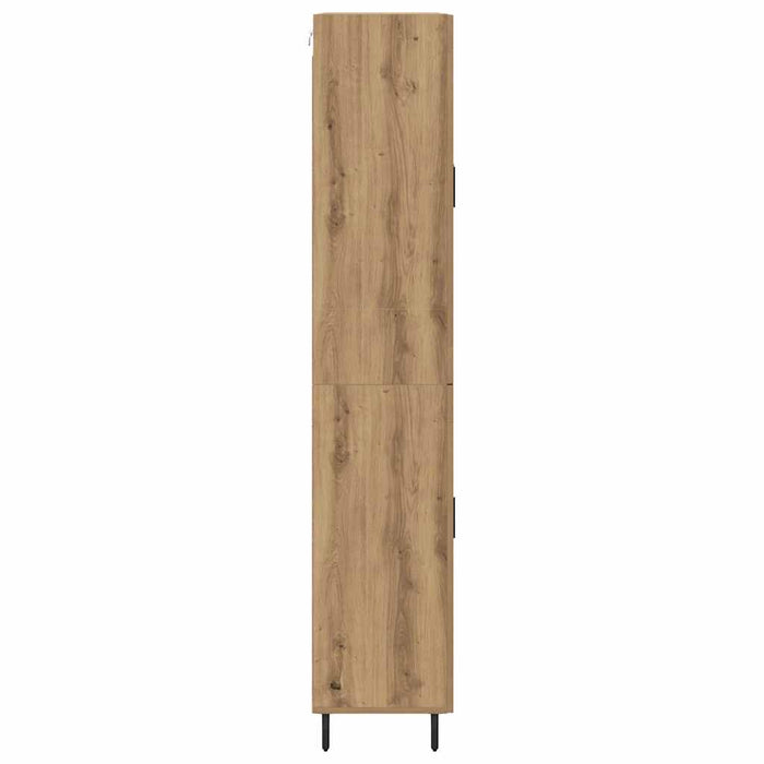 Bufet cu sertar 2 pcs Stejar Artizanal Lemn compozit - WALTI WALTI