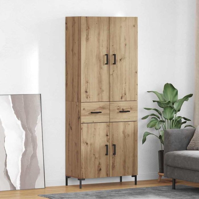 Bufet Stejar Artizanal 69,5 x 34 x 180 cm Lemn compozit - WALTI WALTI