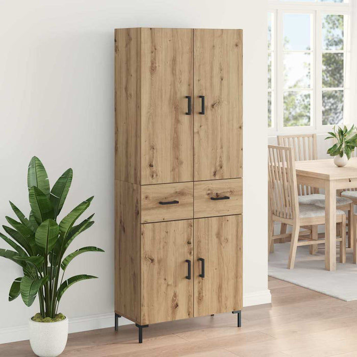 Bufet Stejar Artizanal 69,5 x 34 x 180 cm Lemn compozit - WALTI WALTI