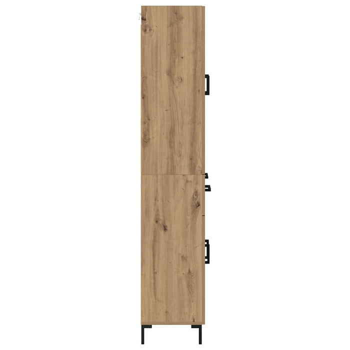 Bufet Stejar Artizanal 69,5 x 34 x 180 cm Lemn compozit - WALTI WALTI