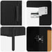 Bufet 2 pcs Stejar Negru 69,5 x 34 x 180 cm Lemn compozit - WALTI WALTI