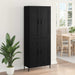 Bufet 2 pcs Stejar Negru 69,5 x 34 x 180 cm Lemn compozit - WALTI WALTI