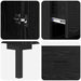 Bufet cu sertar Stejar Negru 34,5 x 34 x 180 cm Lemn compozit - WALTI WALTI