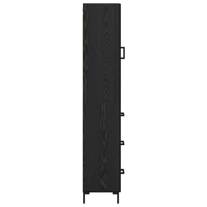 Bufet cu sertar Stejar Negru 34,5 x 34 x 180 cm Lemn compozit - WALTI WALTI