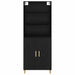 Bufet 2 pcs Stejar Negru 69,5 x 34 x 180 cm Lemn compozit - WALTI WALTI