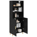 Bufet 2 pcs Stejar Negru 69,5 x 34 x 180 cm Lemn compozit - WALTI WALTI