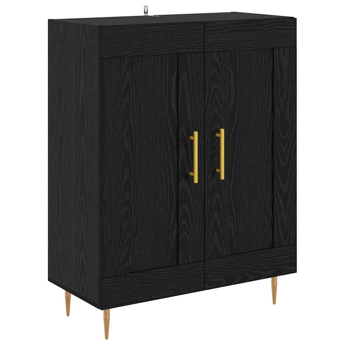 Bufet Stejar Negru 69,5 x 34 x 180 cm Lemn compozit - WALTI WALTI