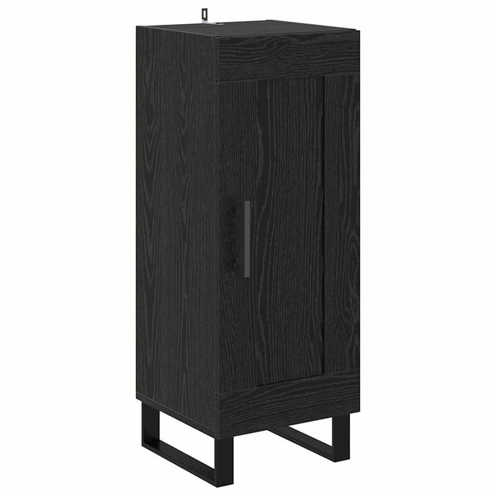 Bufet Stejar Negru 34,5 x 34 x 180 cm Lemn compozit - WALTI WALTI