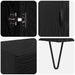 Bufet Stejar Negru 69,5 x 34 x 180 cm Lemn compozit - WALTI WALTI
