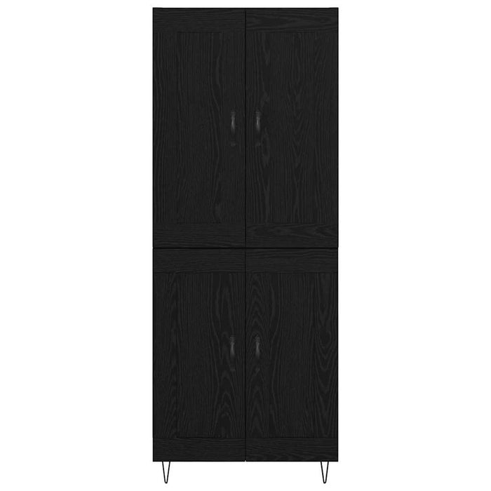 Bufet Stejar Negru 69,5 x 34 x 180 cm Lemn compozit - WALTI WALTI