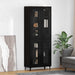 Bufet Pe perete Stejar Negru 69,5 x 34 x 180 cm Lemn compozit - WALTI WALTI