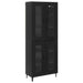 Bufet Pe perete Stejar Negru 69,5 x 34 x 180 cm Lemn compozit - WALTI WALTI