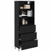 Bufet cu sertar Stejar Negru 69,5 x 34 x 180 cm - WALTI WALTI