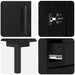 Bufet Pe perete cu sertar 2 pcs Stejar Negru Lemn compozit - WALTI WALTI