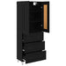 Bufet cu sertar Stejar Negru 69,5 x 34 x 180 cm Lemn compozit - WALTI WALTI
