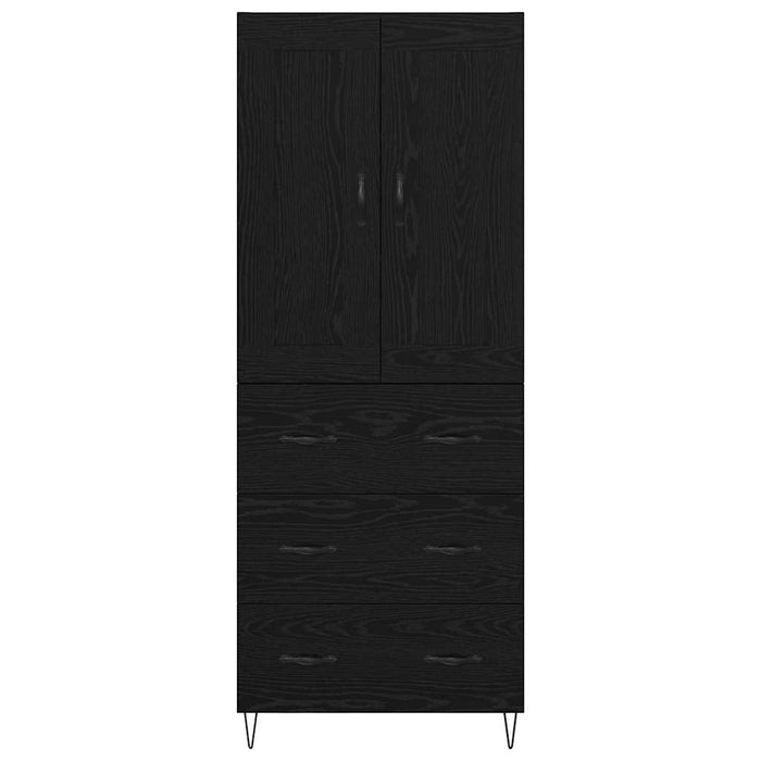Bufet cu sertar Stejar Negru 69,5 x 34 x 180 cm Lemn compozit - WALTI WALTI