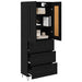 Bufet cu sertar Stejar Negru 69,5 x 34 x 180 cm Lemn compozit - WALTI WALTI