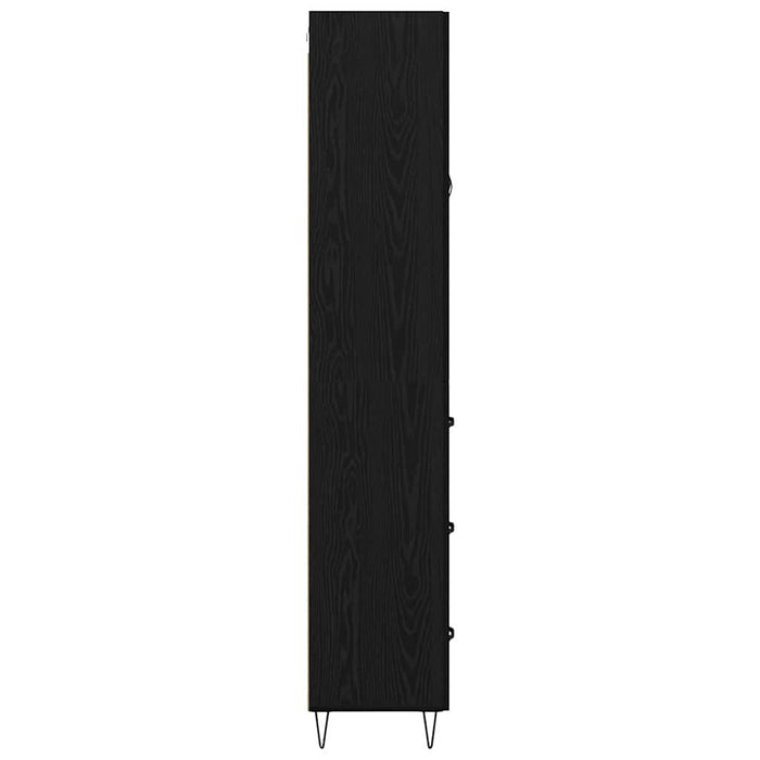 Bufet cu sertar Stejar Negru 69,5 x 34 x 180 cm Lemn compozit - WALTI WALTI