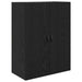 Bufet Pe perete cu sertar 2 pcs Stejar Negru Lemn compozit - WALTI WALTI