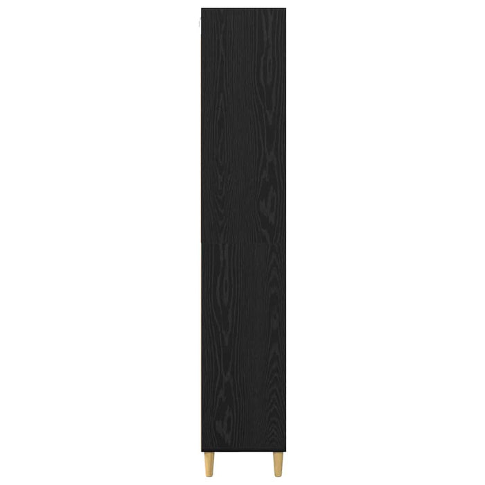 Bufet 2 pcs Stejar Negru 69,5 x 32,5 x 180 cm Lemn compozit - WALTI WALTI