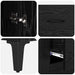 Bufet Pe perete Stejar Negru 69,5 x 34 x 180 cm Lemn compozit - WALTI WALTI