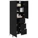 Bufet Pe perete Stejar Negru 69,5 x 34 x 180 cm Lemn compozit - WALTI WALTI