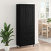 Bufet 2 pcs Stejar Negru 69,5 x 34 x 180 cm Lemn compozit - WALTI WALTI