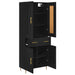 Bufet cu sertar Stejar Negru 69,5 x 34 x 180 cm Lemn compozit - WALTI WALTI