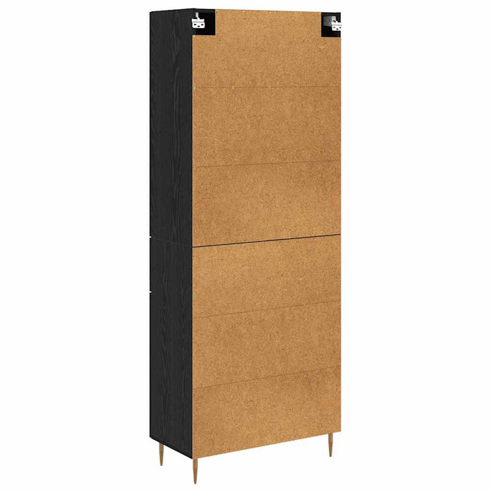 Bufet cu sertar Stejar Negru 69,5 x 34 x 180 cm Lemn compozit - WALTI WALTI