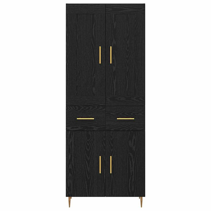 Bufet cu sertar Stejar Negru 69,5 x 34 x 180 cm Lemn compozit - WALTI WALTI
