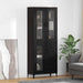 Bufet Pe perete Stejar Negru 69,5 x 34 x 180 cm Lemn compozit - WALTI WALTI