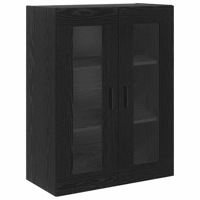 Bufet Pe perete Stejar Negru 69,5 x 34 x 180 cm Lemn compozit - WALTI WALTI