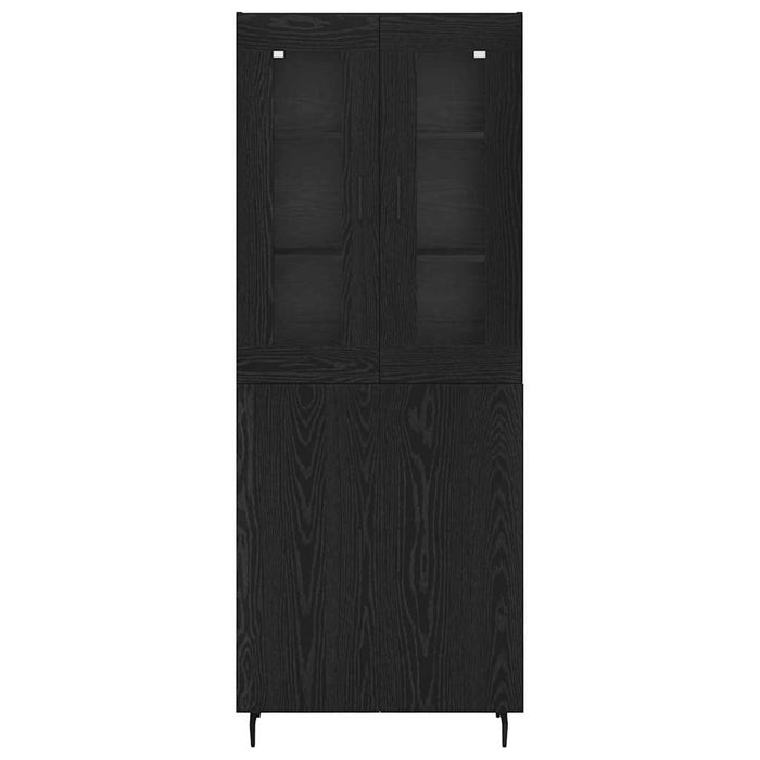 Bufet Pe perete Stejar Negru 69,5 x 34 x 180 cm Lemn compozit - WALTI WALTI