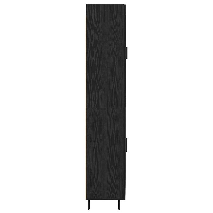 Bufet Pe perete Stejar Negru 69,5 x 34 x 180 cm Lemn compozit - WALTI WALTI