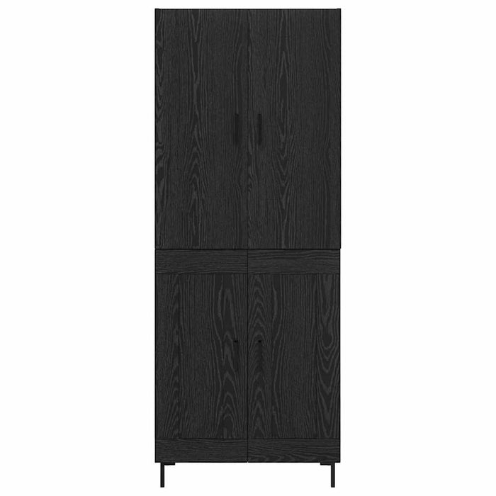 Bufet Pe perete Stejar Negru 69,5 x 34 x 180 cm Lemn compozit - WALTI WALTI