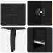 Bufet 2 pcs Stejar negru 69,5 x 34 x 180 cm Lemn compozit - WALTI WALTI
