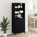 Bufet Pe perete cu sertar 2 pcs Stejar Negru Lemn compozit - WALTI WALTI