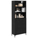 Bufet Pe perete cu sertar 2 pcs Stejar Negru Lemn compozit - WALTI WALTI
