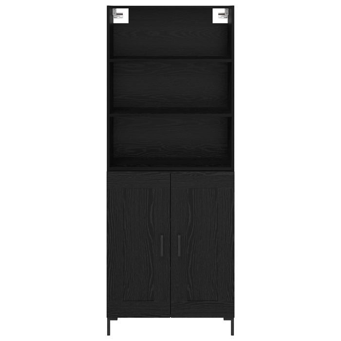 Bufet cu sertar Stejar Negru 69,5 x 34 x 180 cm Lemn compozit - WALTI WALTI