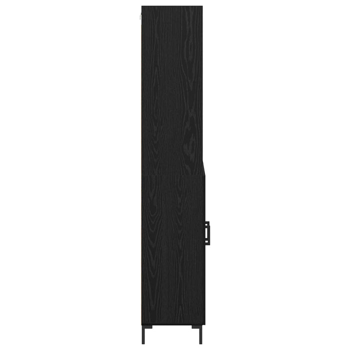 Bufet cu sertar Stejar Negru 69,5 x 34 x 180 cm Lemn compozit - WALTI WALTI