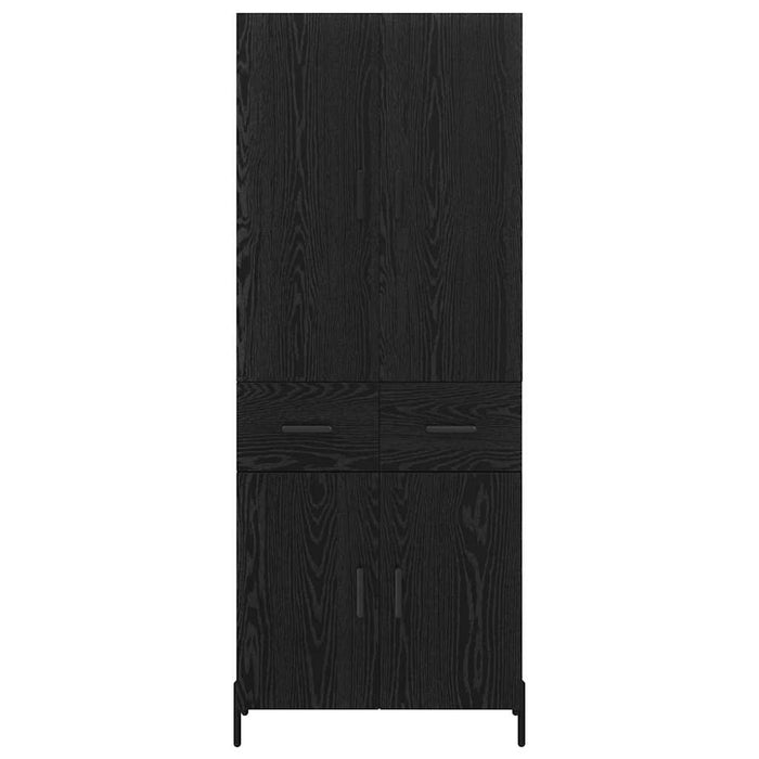 Bufet Pe perete Stejar Negru 69,5 x 34 x 180 cm Lemn compozit - WALTI WALTI